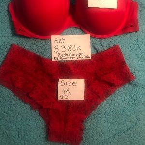 Ropa interior VS brass $33 panty 3x$21  o 1x8.50